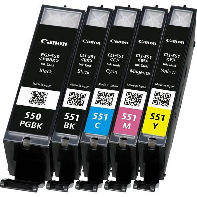 Canon PGI-550PGBK XL | CLI-551 BK/C/M/Y bläckpatron 5-pack (original)