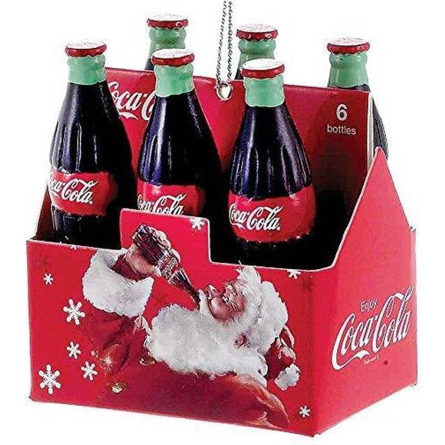 Kurt Adler Coca Cola Six Pack of Bottles Carton Christmas Tree Ornament Coke CC2145 New
