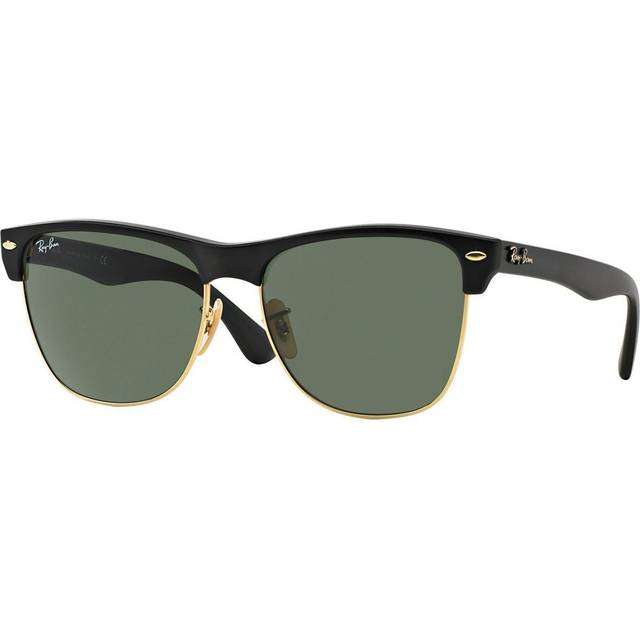 Matte Black Clubmaster Sunglasses 57mm - Multi (star)