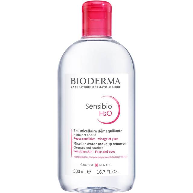 Bioderma Sensibio H2O 500ml - Bedste ansigtsrens - Dinskønhed.dk