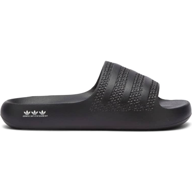 adidas Originals Adilette Ayoon W - Black, Core Black/Cl White/Core Black, Size 8, Women