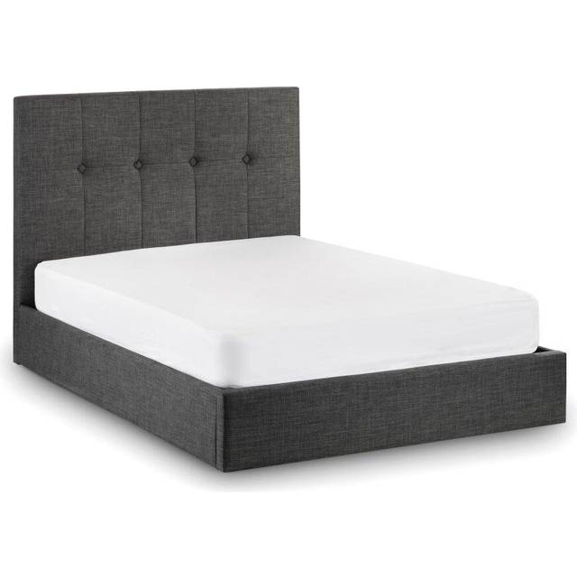 Julian Bowen Sorrento 5ft King Size Grey Fabric Ottoman Bed Frame
