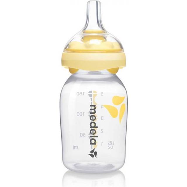 Medela Calma Baby Bottle with Teat and Lid, 150ml