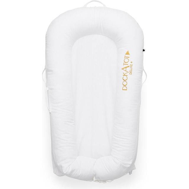 DockATot Deluxe+ Pristine White Baby Pod, 0-8 months