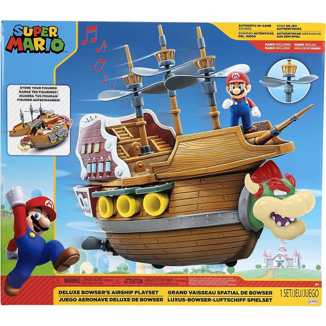 Nintendo Super Mario Bowsers Skepp Deluxe Lekset
