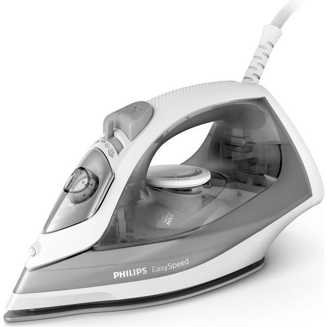 Philips EasySpeed Ångstrykjärn – 2000W, 100g Ångpuff, Keramisk Stryksula, Snabb borttagning av veck, Droppstopp, 220ml Vattentank, Snabb Uppvärmning, Avkalkningsreglage, Sprayfunktion (GC1751/80)