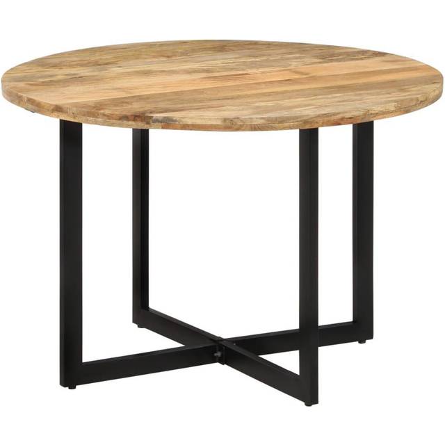 vidaXL Dining Table 110x75 cm Solid Wood Mango - Brown