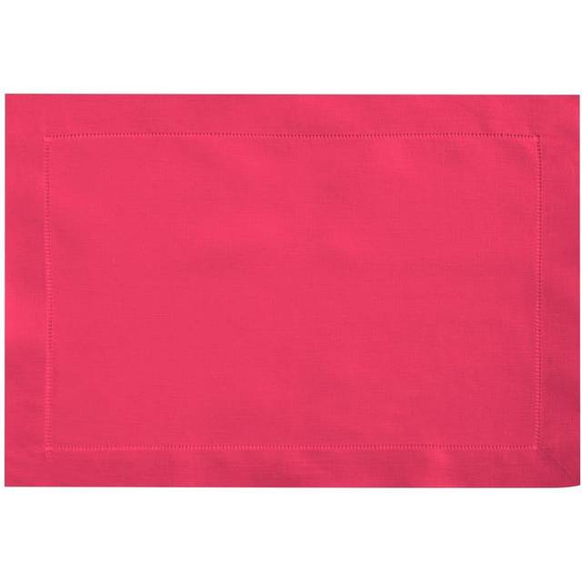 SFERRA Festival Placemats in Bold Accents 14X20" (SET OF 4) - RASPBERRY