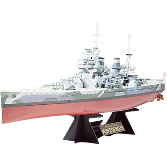 HMS Prince of Wales - 1/350 Ship Model Kit - Tamiya 78011