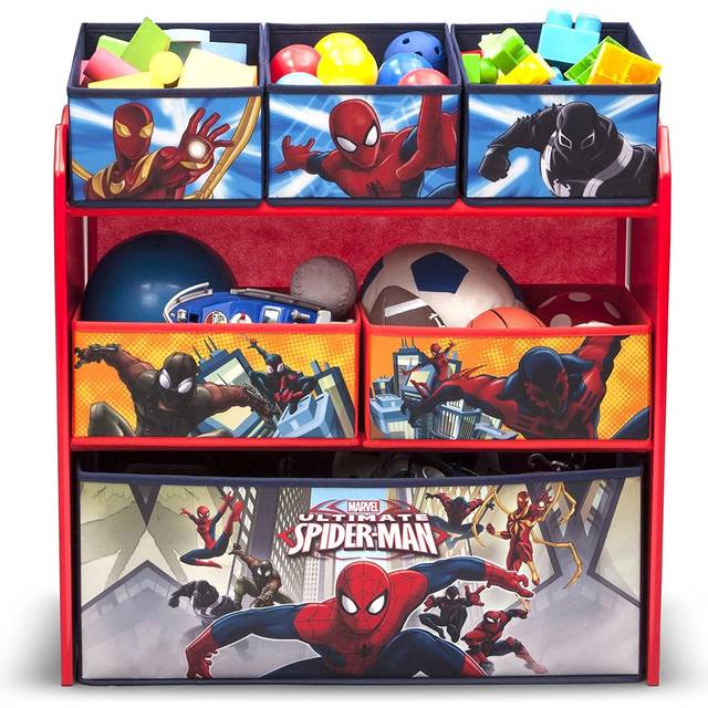 Delta Children 6-Bin Toy Storage Organizer  Spider-Man