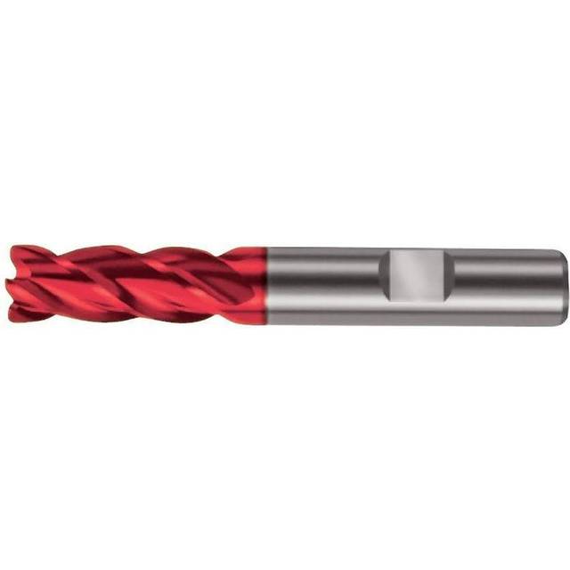Guhring 5535 12.00MM Carbide 4 Flute Weldon Shank Ratio End Mills - FIREX Coated