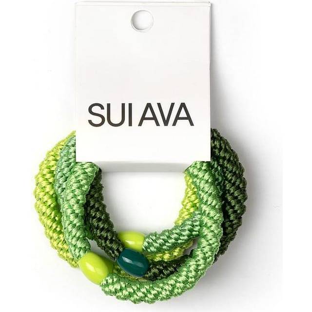 Sui Ava 4pack Basic Essentials Elastics Dam Hårsnoddar Stl. ONE SIZE - Från Magasin - New Greens (ONE SIZE)