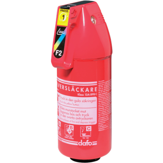 Gloria P 2 GM pulversläckare, 2 kg
