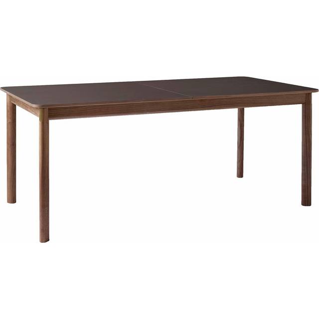 &Tradition - Patch HW1 Dining Table 180x90x75cm Extendable - Griogo Londra 0718/Fenix Nano Laminat/L 180->280cm/Filzgleiter/Beschläge Messing/Gestell (75.0 x 180.0 x 90.0cm)