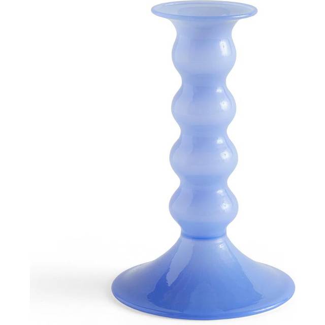 HAY Wavy Candleholder - Medium - Light Blue
