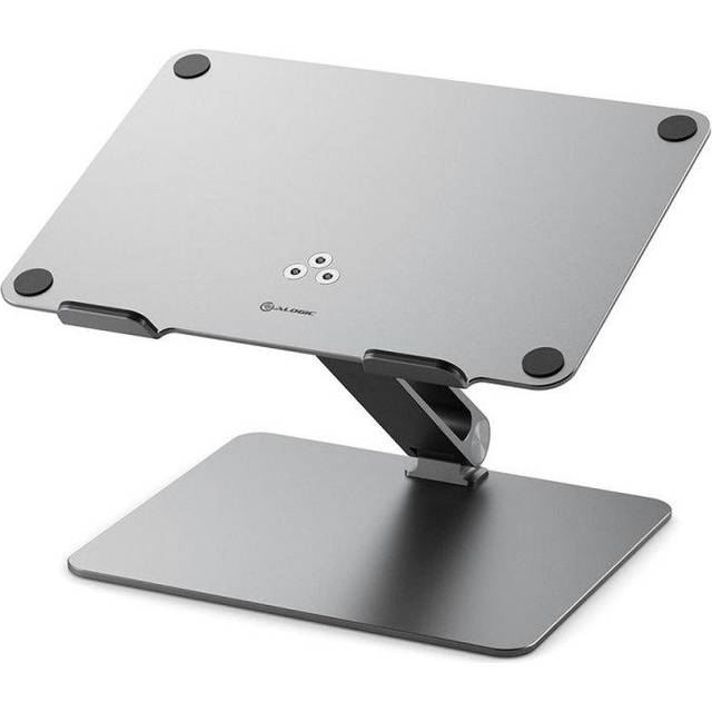 ALOGIC Elite Justerbart bärbart stativ, ergonomisk stigerör med aluminiumdesign, bärbar och robust, kompatibel med MacBook Pro, MacBook Air, Dell XPS, Chromebook med mera.