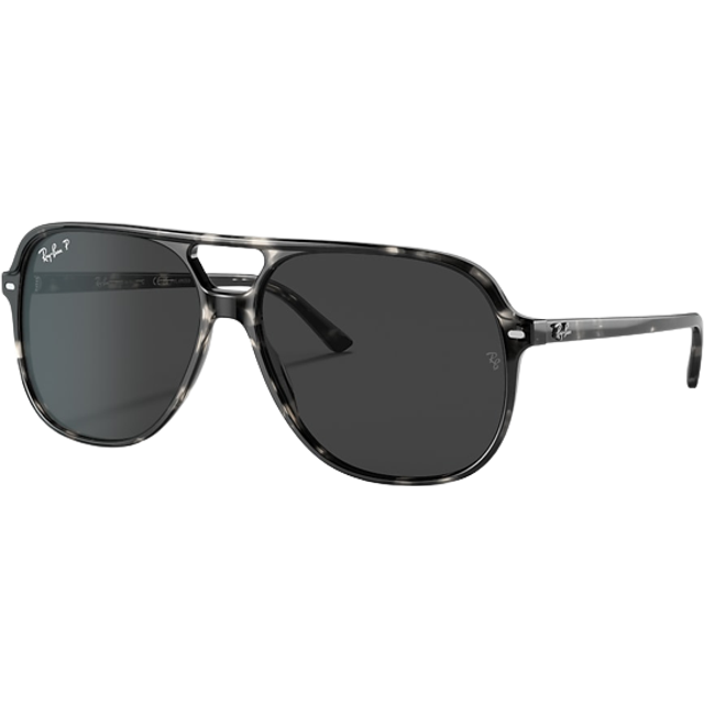 Ray Ban Bill Polarized Black Square Unisex Sunglasses RB2198 133348 56 - Grey (OS)
