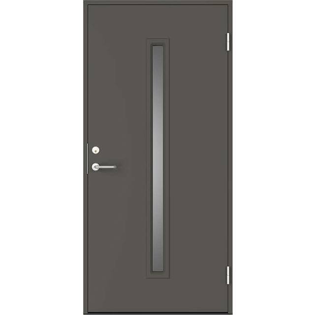 Swedoor C7010 Ytterdörr mörkgrå (S 7000-N) 988x2080 mm