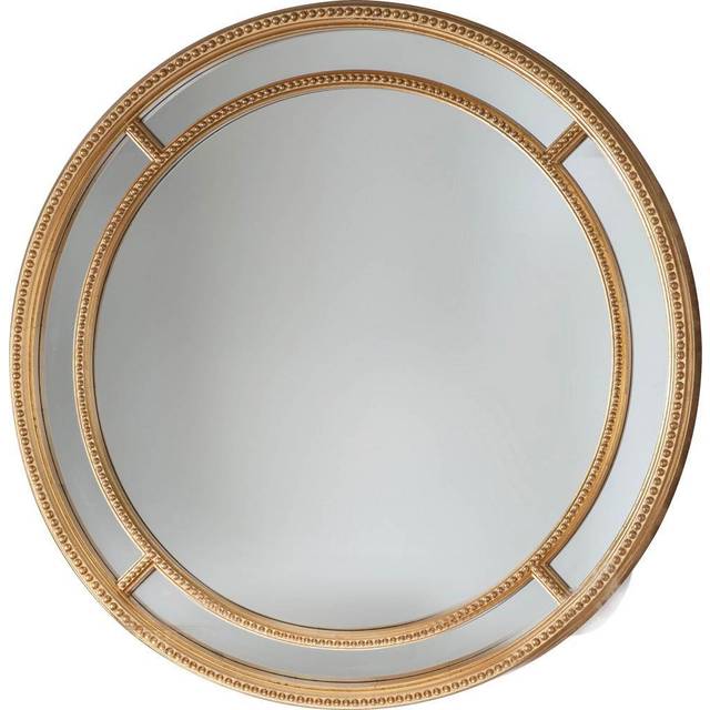 Mansfield Round Wall Mirror - Gold