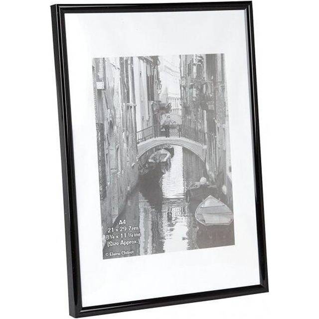Photo Album Co Photo Album Co A4 Certificate Frame Plastic Black - black