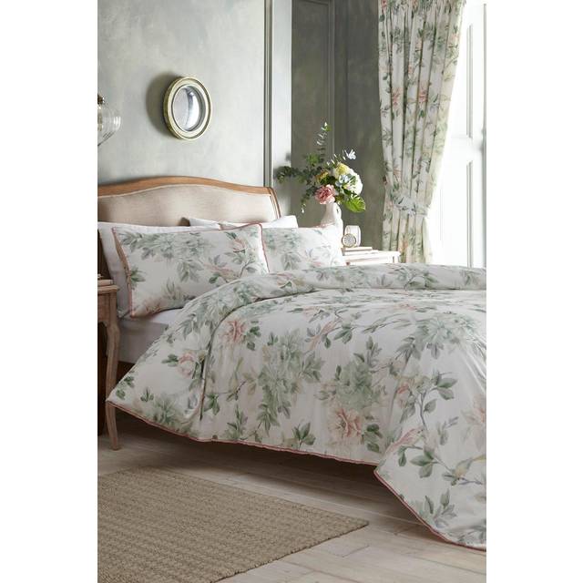 White/Brown/Pink Modern & Contemporary 3 Piece Duvet Cover Set (Double - 2 Standard Pillowcases)