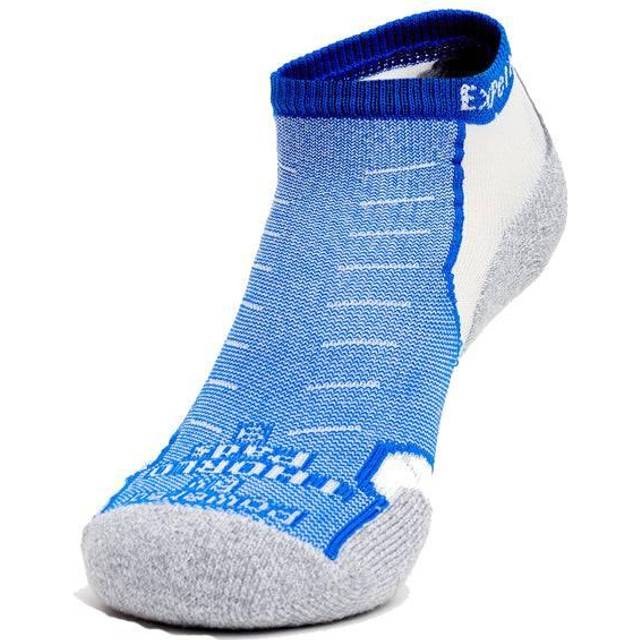 1 Pair Royal Blue Experia By Cushioned Running Micro Mini Crew Socks Unisex 8-9.5 Unisex - Thorlos