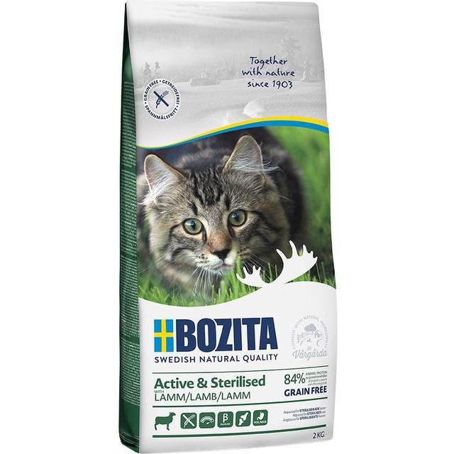 Bozita Active & Sterilized Grain Free Lamb 2 kg