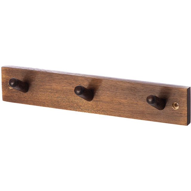 ERNST Ernst coatrack 3 hooks Brown