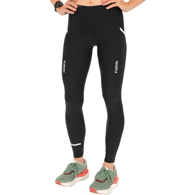 C3 LONG TIGHT Löpartights SVART Herr S