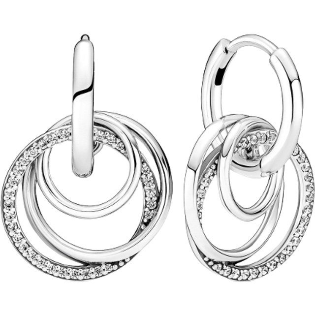 Pandora Creolen Moments 291156C01 - silber