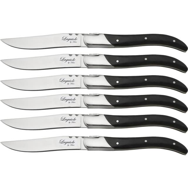 Laguiole Steakknive Svart 6 St