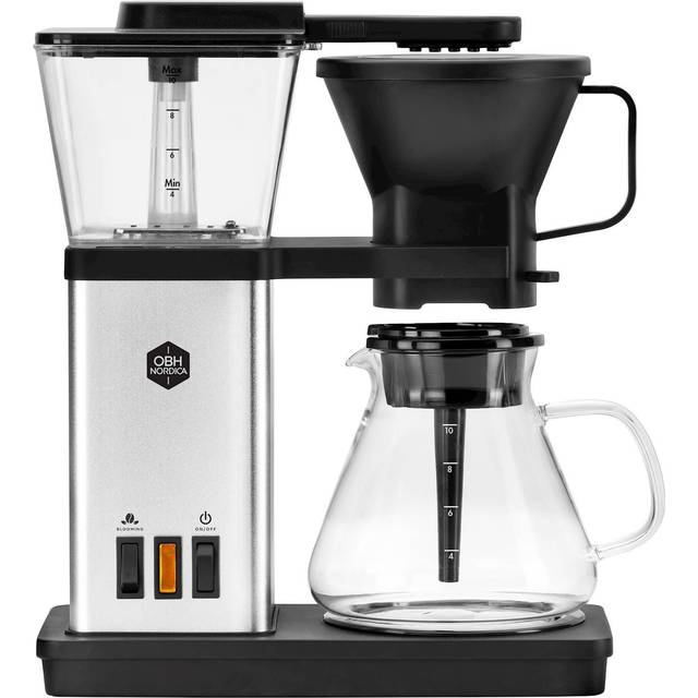 OBH Nordica Blooming Silver coffe maker