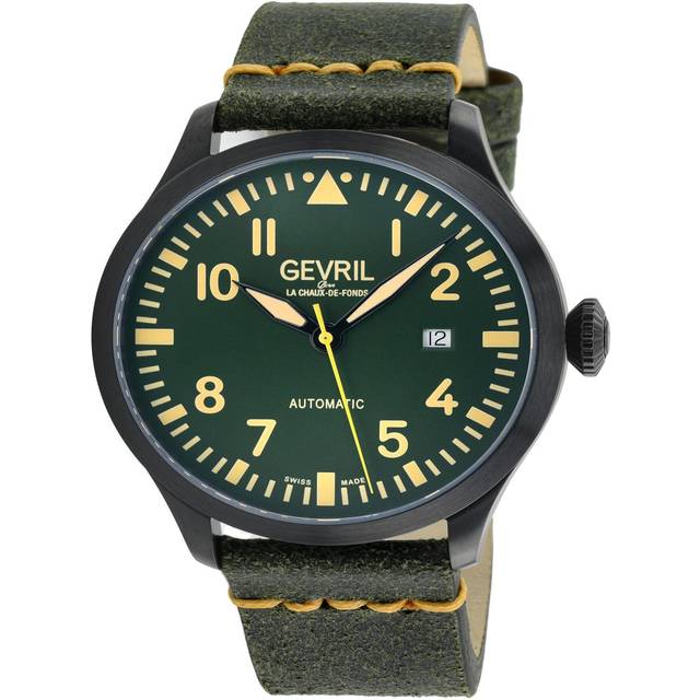 Vaughn 43506 Swiss Automatic Sellita SW200 Watch - Green - One Size
