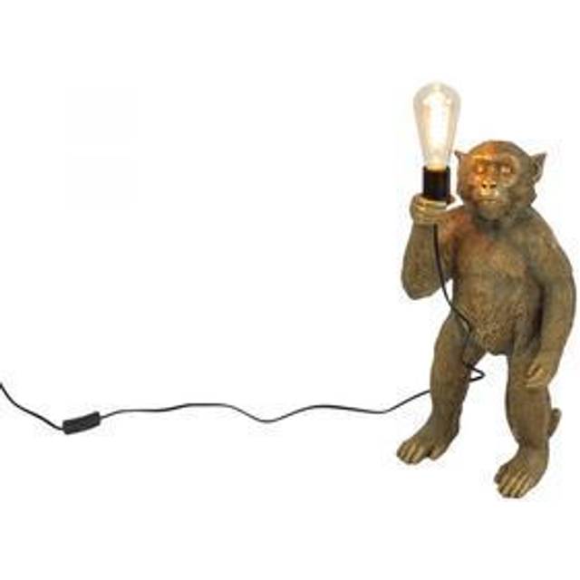 Table lamp monkey Koko, gold