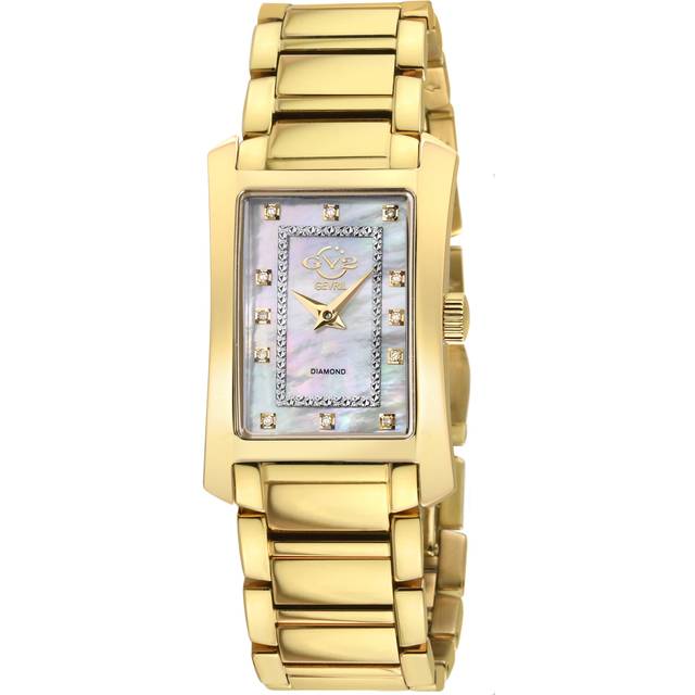 Womens Luino Diamond 14602B IPYG Swiss Quartz Watch - Metallics - One Size