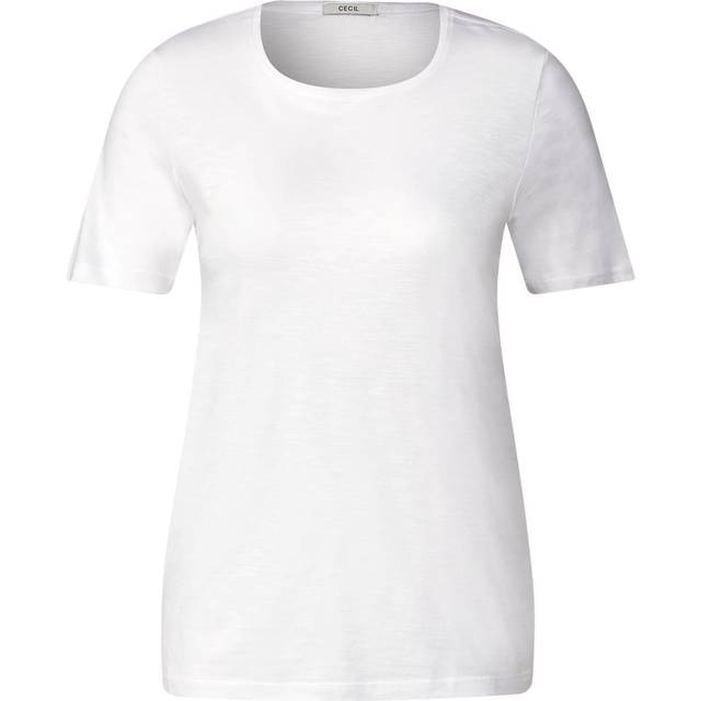 Cecil T-shirt för kvinnor, Weiß (Vit 10 000), M