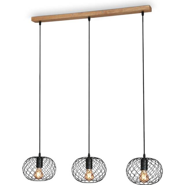 Brilo - led Pendant Light Ceiling Light Hanging Lamp Retro Dimmable Kitchen Dining Room