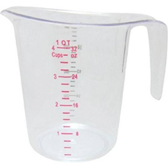 Winco FBA_ Measuring Cup  Polycarbonate  1-Quart  Clear