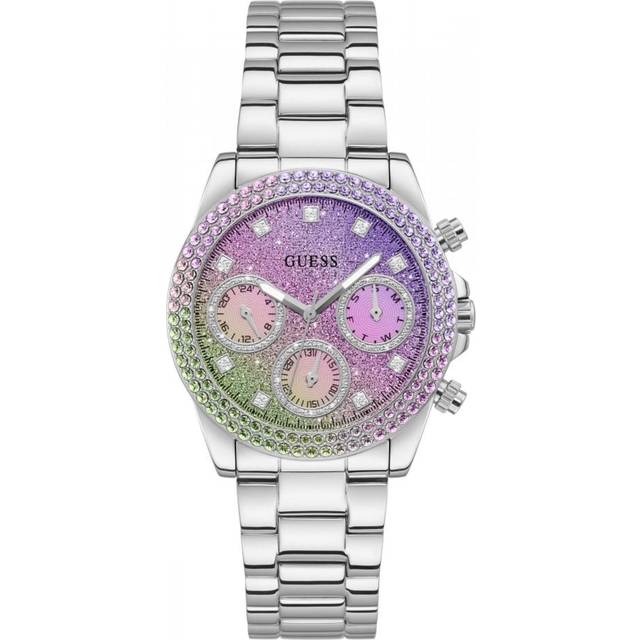 Guess Sol Ladies' Multi-Colour Dial Stainless Steel Bracelet Watch