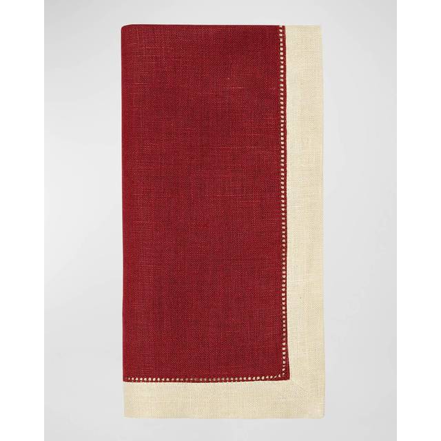 SFERRA Roma Napkins DINNER NAPKINS (SET OF 4) - CINNABAR/STONE