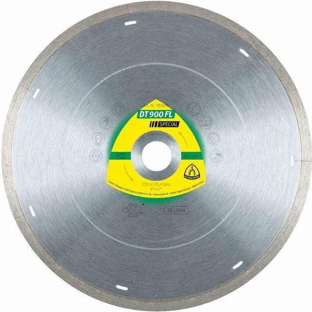 Diamantkapskiva för våtskärning Klingspor DT 900 FL Special; 125x1,4x22,23 mm