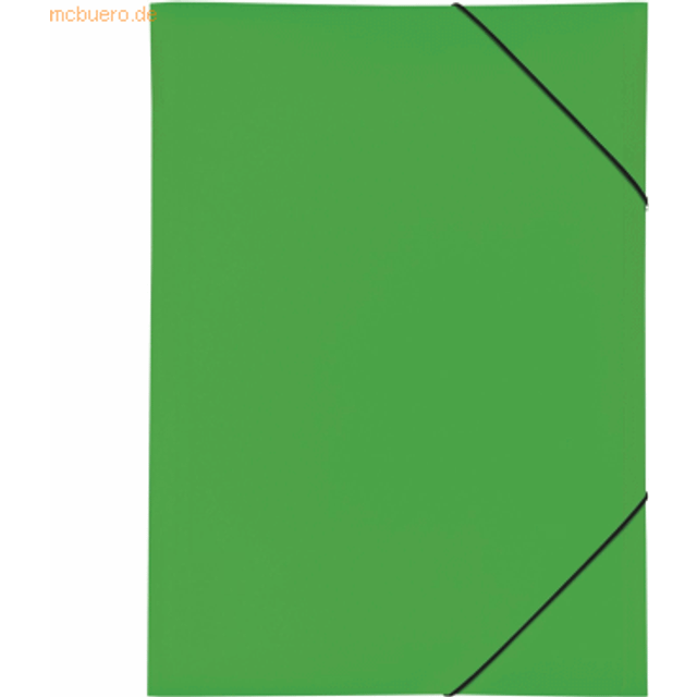 Pagna 21638ÂDesk A3ÂElasticated Folder 3ÂFlaps Polypropylene Green