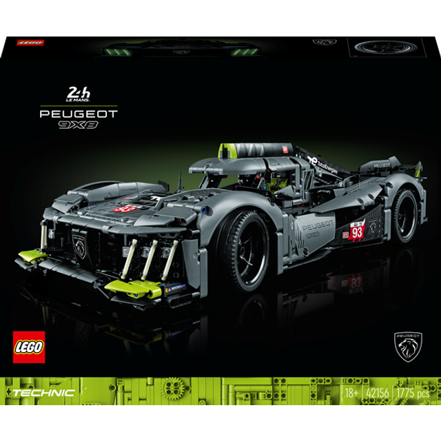 LEGO Technic PEUGEOT 9X8 24H Le Mans Hybrid Hypercar 42156