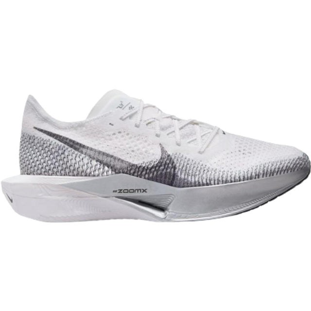 NIKE Zoomx Vaporfly Next% 3 Sneaker för män, Vit/partikel grå/metallisk silver/, 48.5 EU