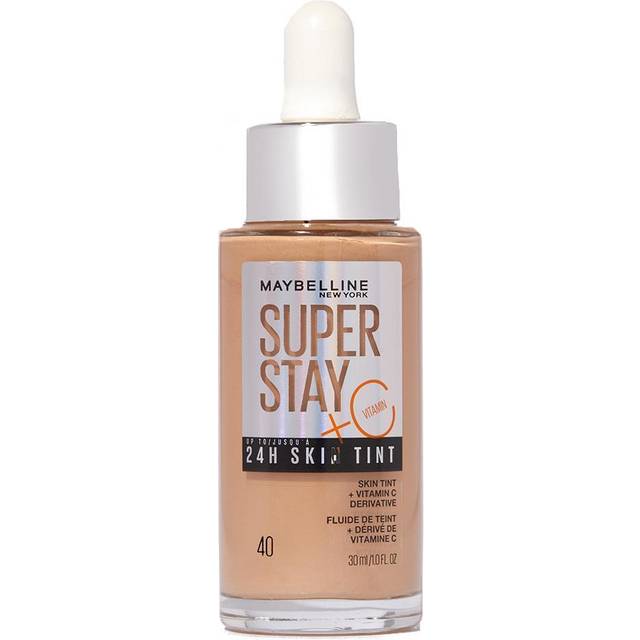 Maybelline Super Stay up to 24H Skin Tint Foundation + Vitamin C 30ml (Various Shades) - 40