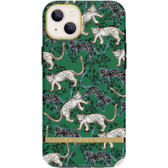 Richmond & Finch iPhone 14 Plus Skal Green Leopard