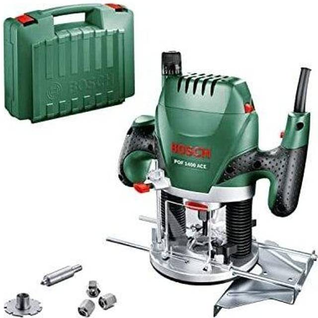 BOSCH POF 1400 ACE Plunge Router - Black & Green