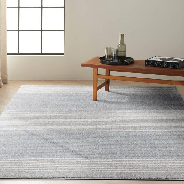 River Flow Tufted Blue/Grey Rug (Rectangle 160 x 221cm)