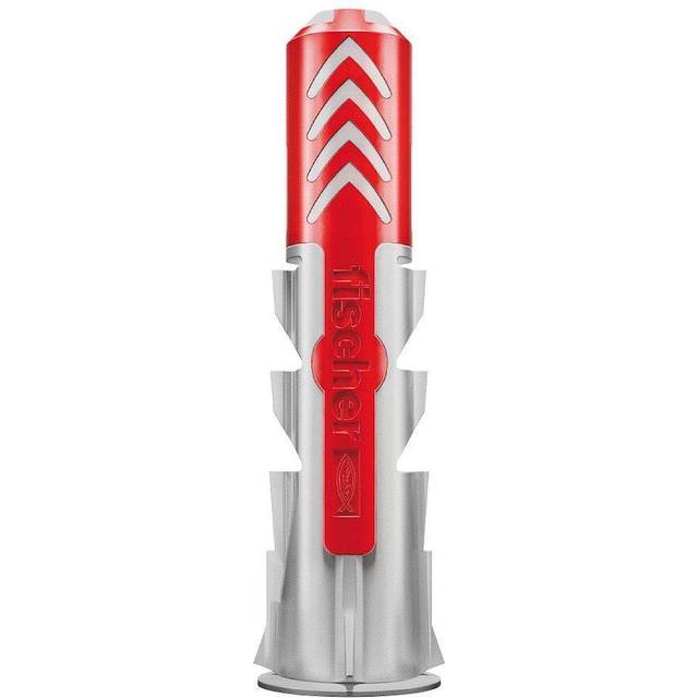 Fischer Duopower Nylon Wall Plug 6 x 30mm - Pack of 28 - Red & Grey