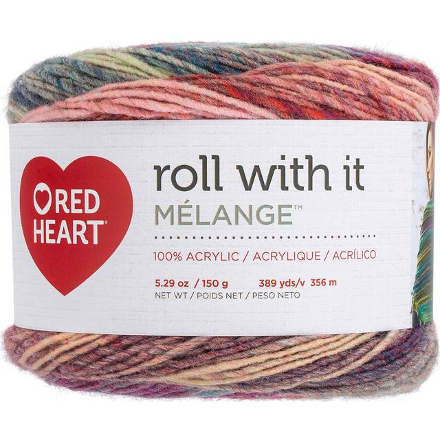 Red Heart Roll With It Melange Yarn-Hollywood E890-0825